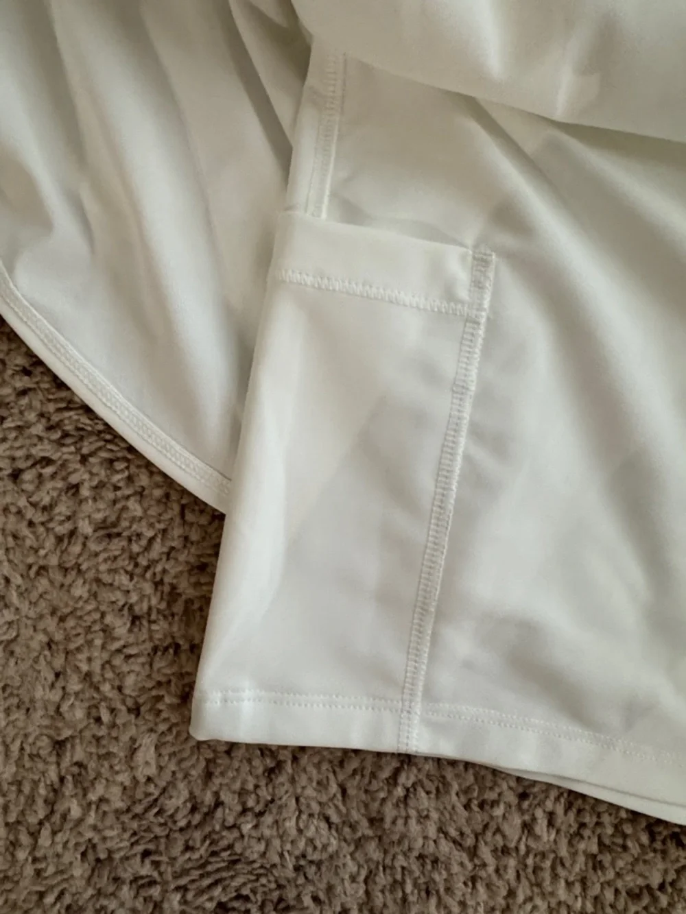 Old Navy White Athletic Skirt with built in shorts - Picture 4 of 6